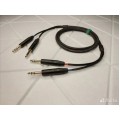 100-MGY-2P 2 Jack 6,3 stereo <=> 2 Jack 6,3 stereo  Gabreal AM AWG24 UF 2p PVC